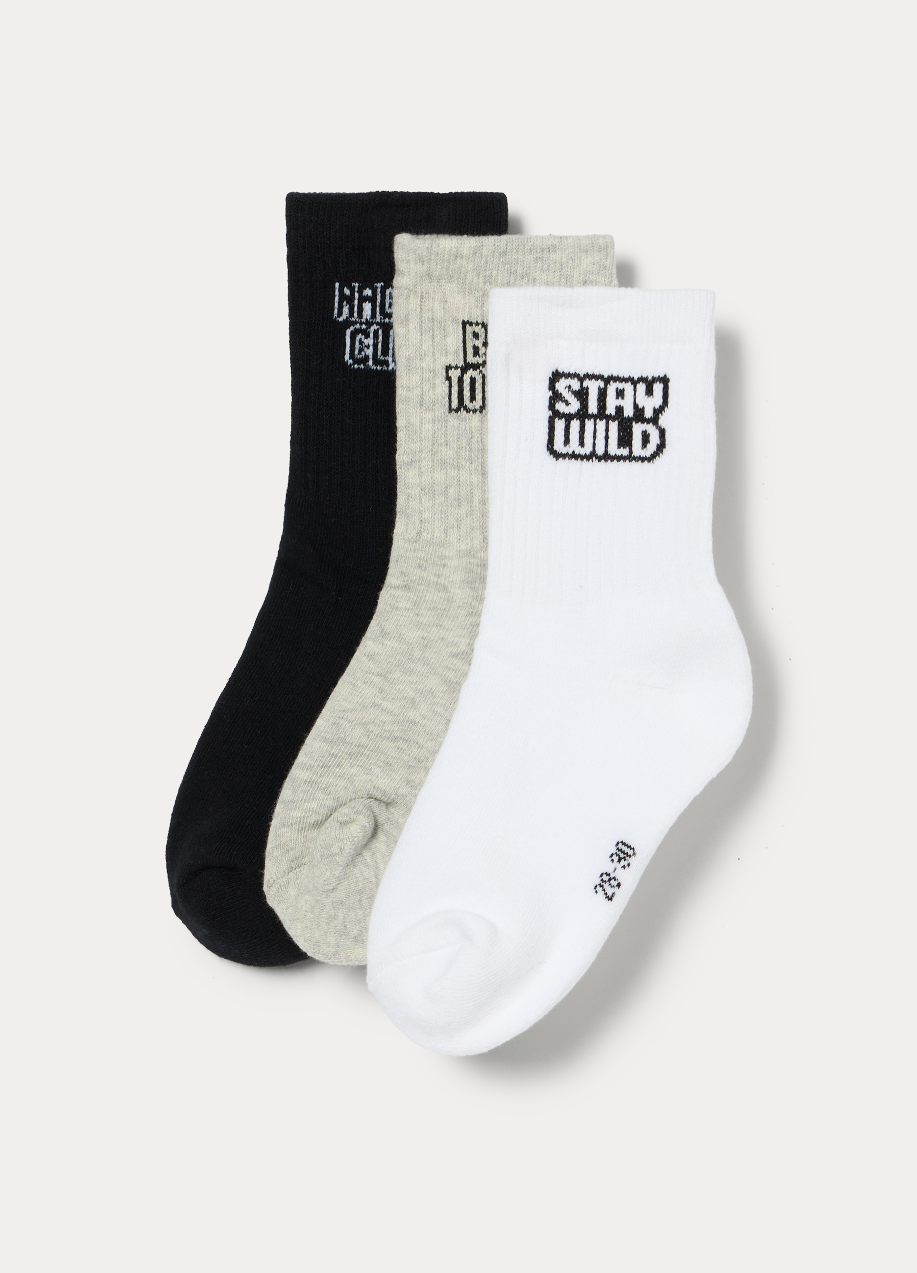 Alternative view of Set od 3 para kratkih čarapa od pamučnog frotira