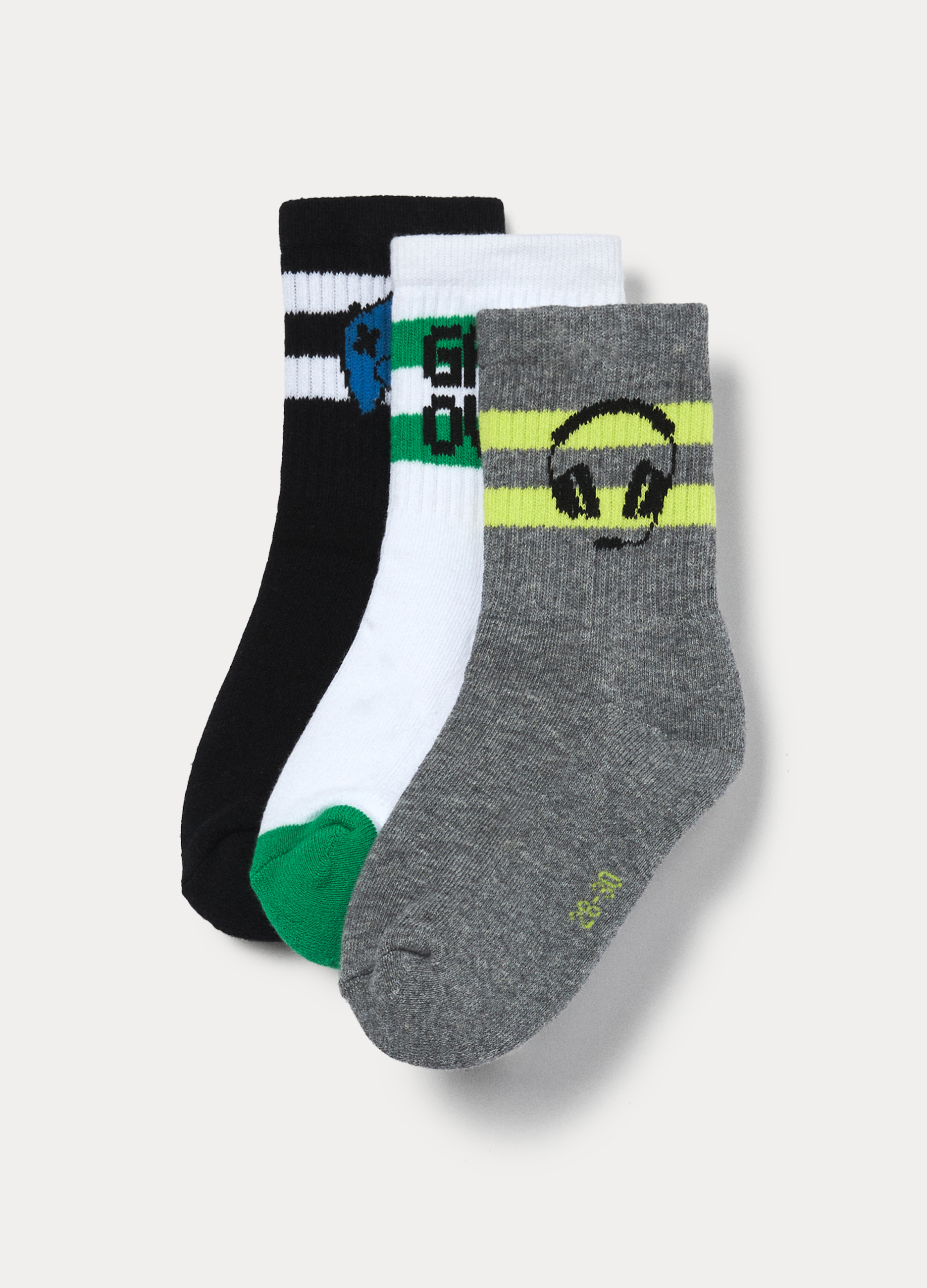 Set od 3 para kratkih čarapa od pamučnog frotira