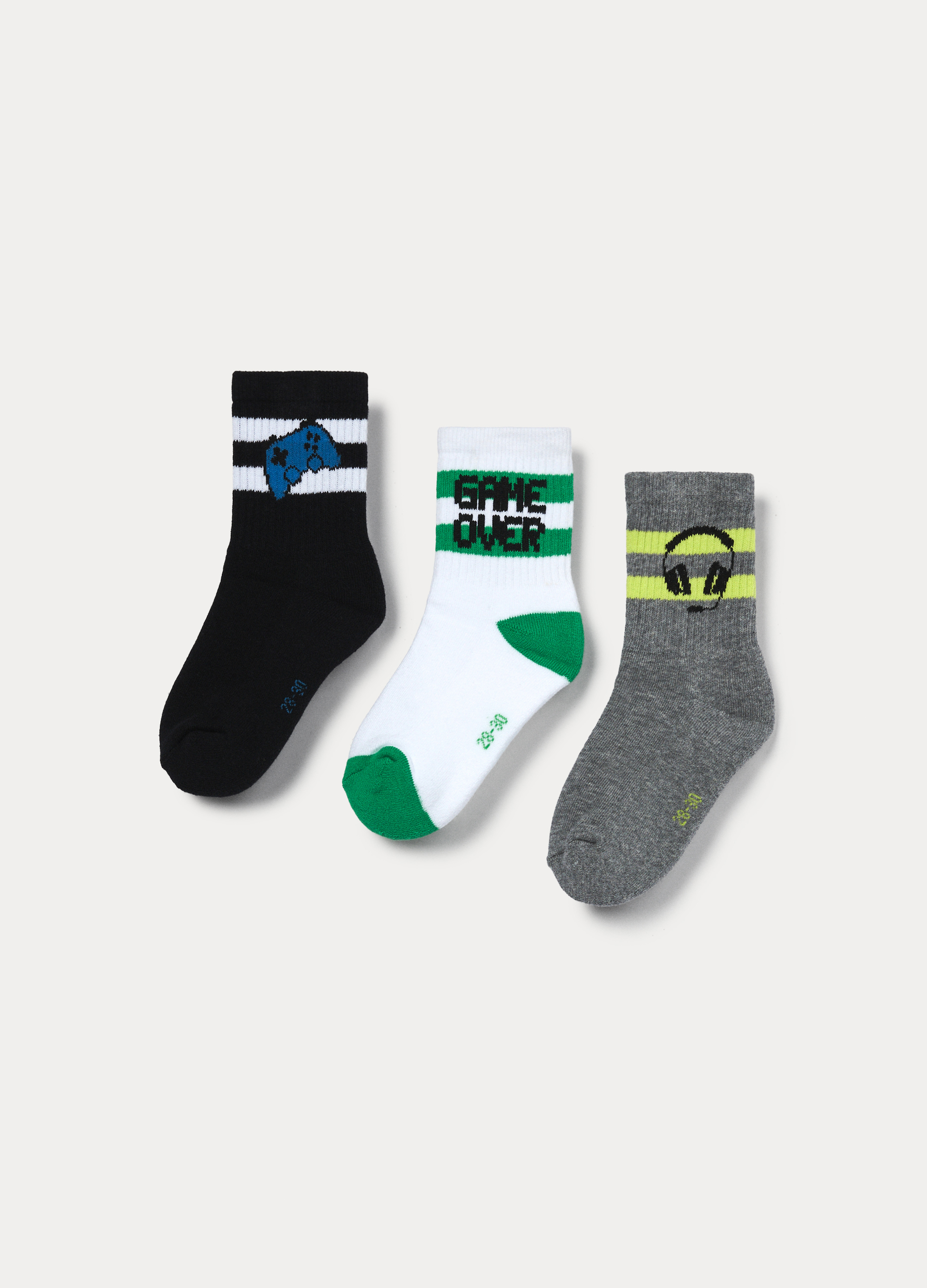 Alternative view of Set od 3 para kratkih čarapa od pamučnog frotira