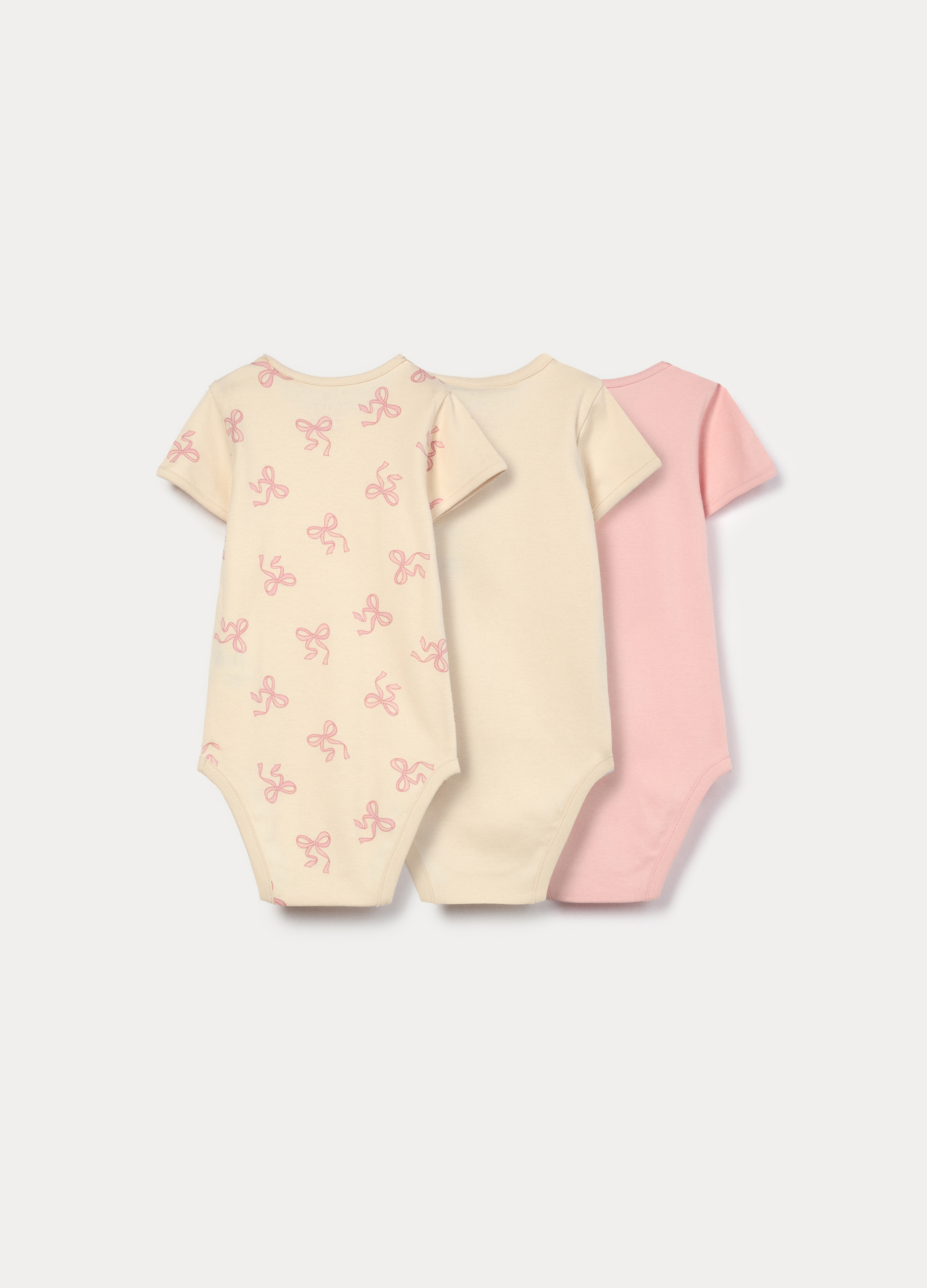 Alternative view of Set od 3 bodija od čistog pamuka