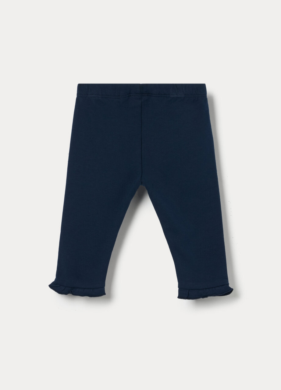 Alternative view of Helanke od rastezljivog pamučnog frotira za bebu djevojčicu