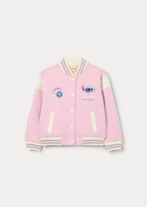 Varsity Dukserica Stitch od mješavine pamuka za djevojčicu