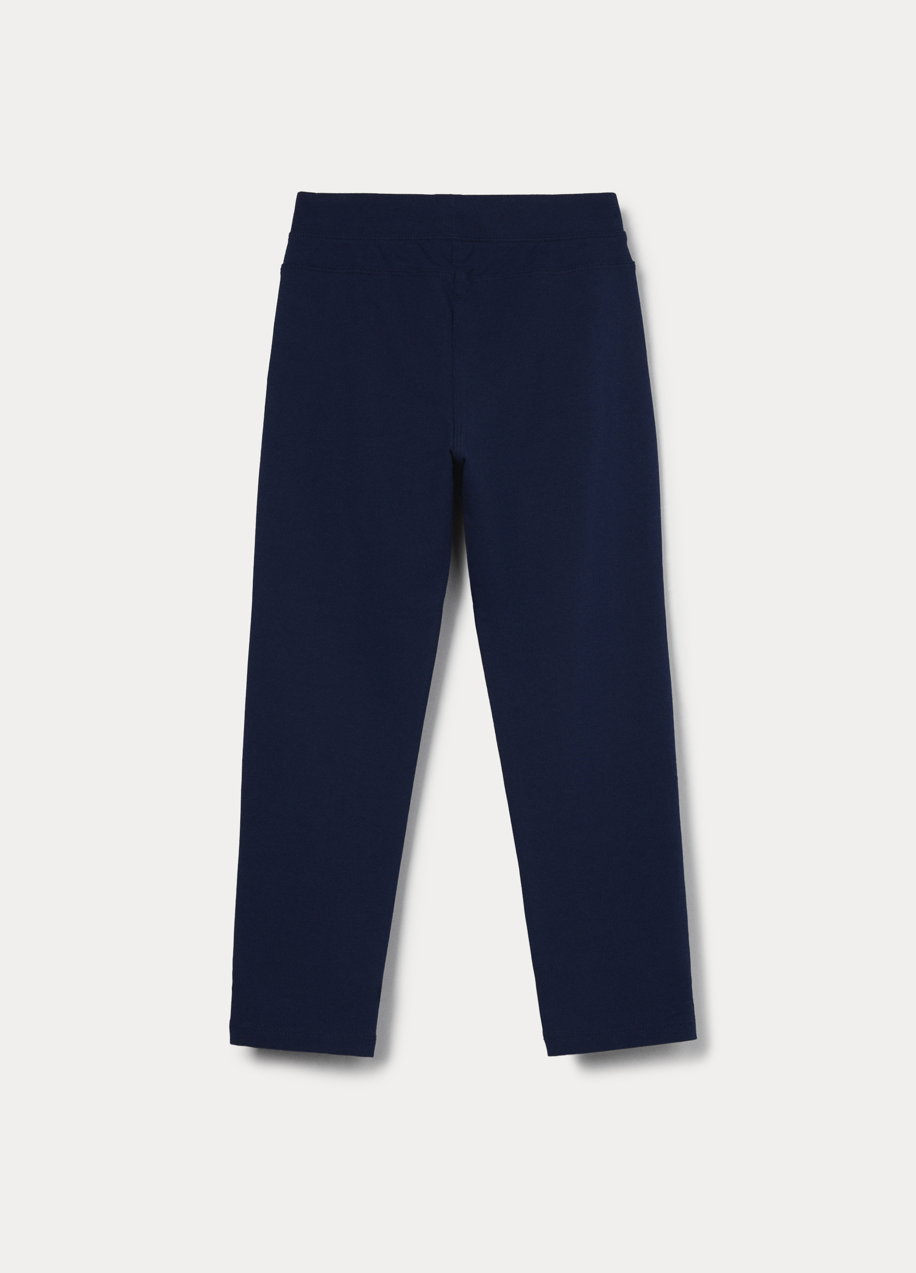 Alternative view of Hlače od rastezljivog pamučnog frotira za djevojčicu