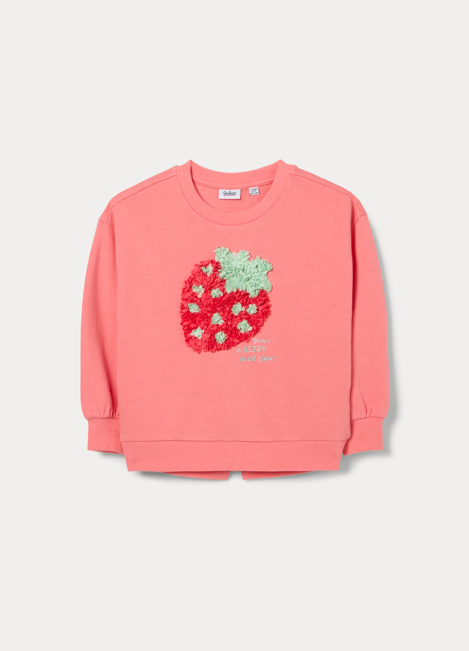 Majica od mješavine pamuka i frotira za djevojčicu