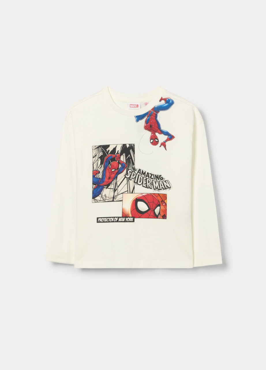 Majica od čistog pamuka u jersey tkanju sa Spiderman printom za dječaka