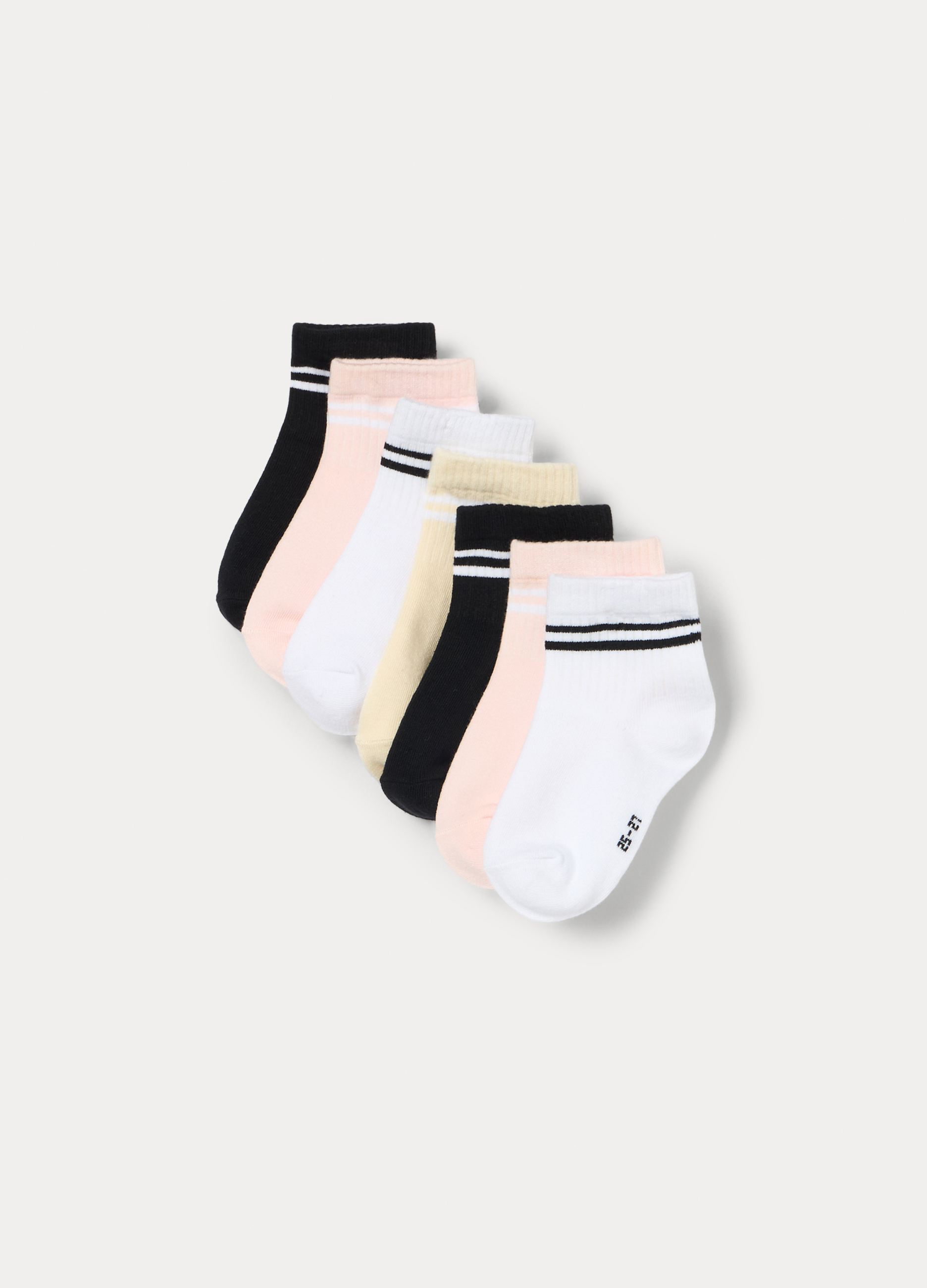Set od 7 pari kratkih čarapa od mješavine pamuka