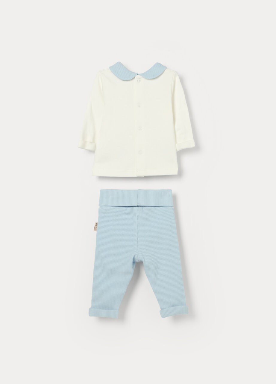 Alternative view of Pidžamica od čistog pamuka u mješavini s viskozom za bebu dječaka