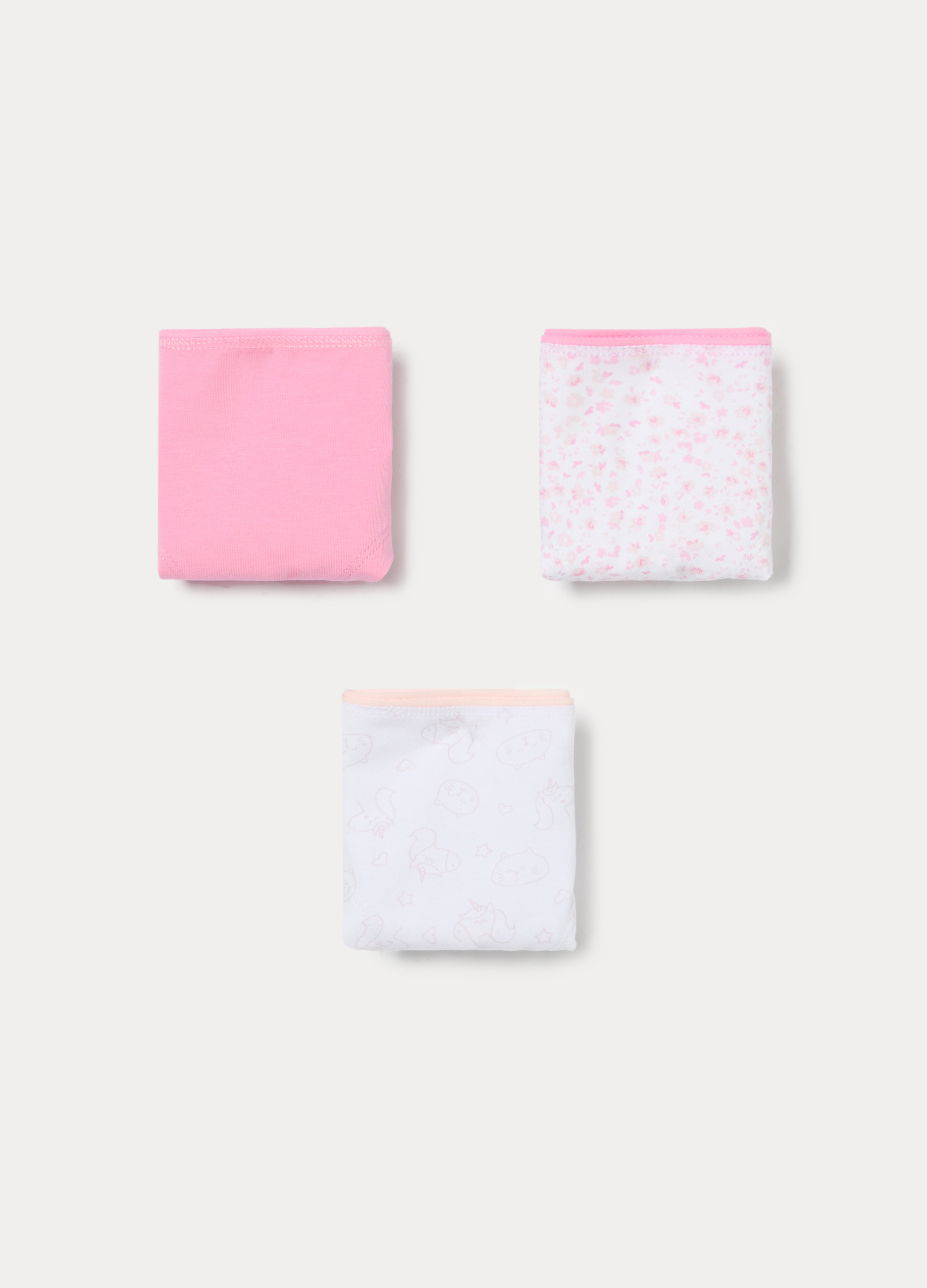 Set od 3 culotte gaćica od pamuka sa jersey tkanjem sa elastinomza djevojčicu