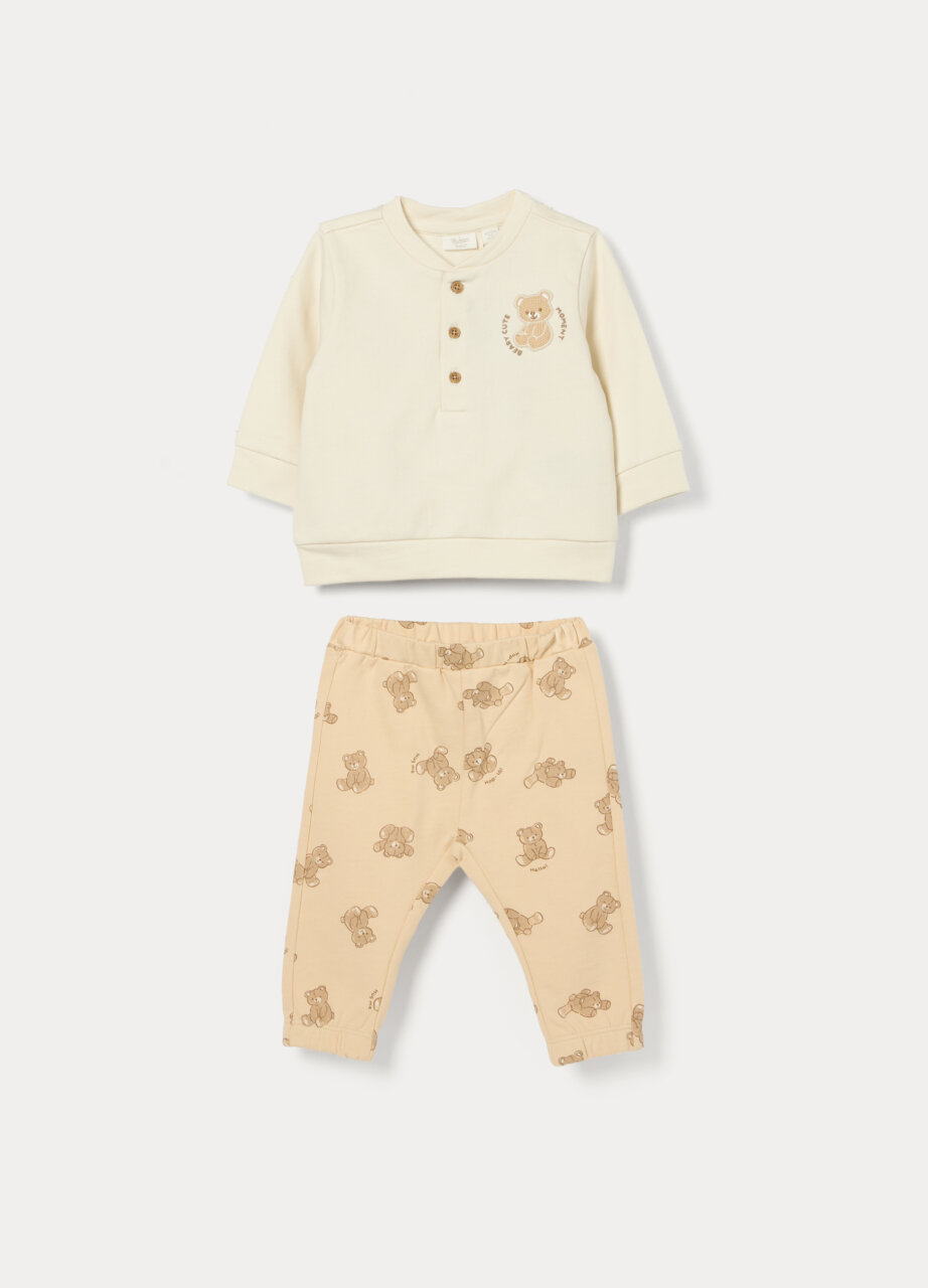 Komplet od čistog pamučnog frotira za bebu dječaka