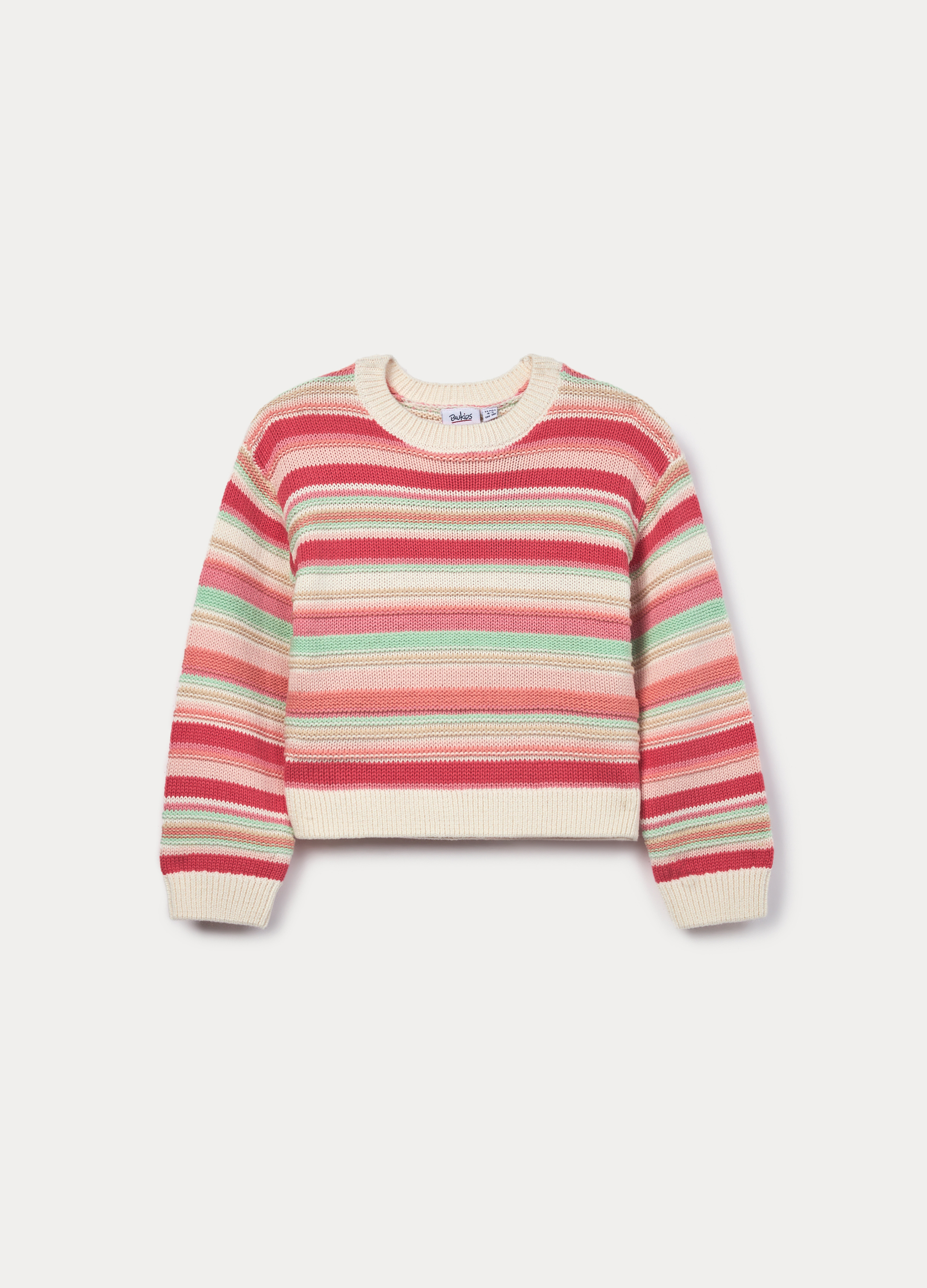 Džemper od mješavine pamuka i trikota za djevojčicu