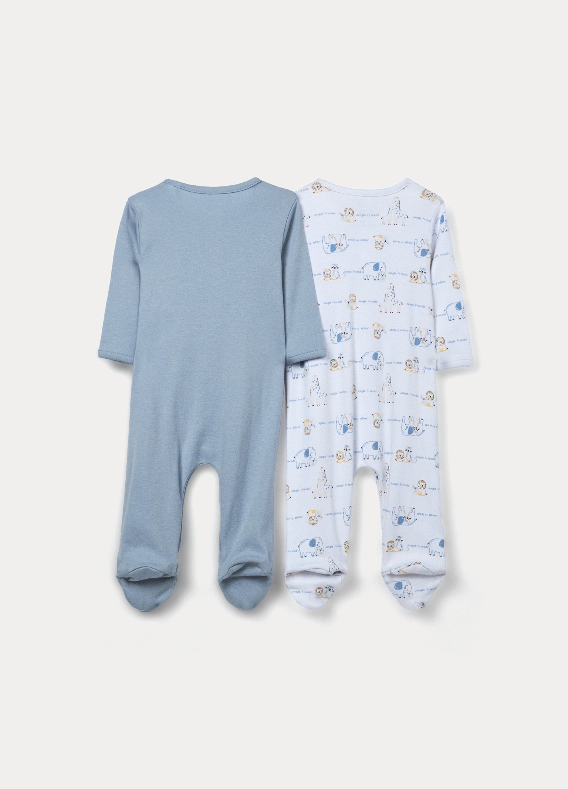 Alternative view of Set od 2 pidžamice od čistog pamučnog interlocka