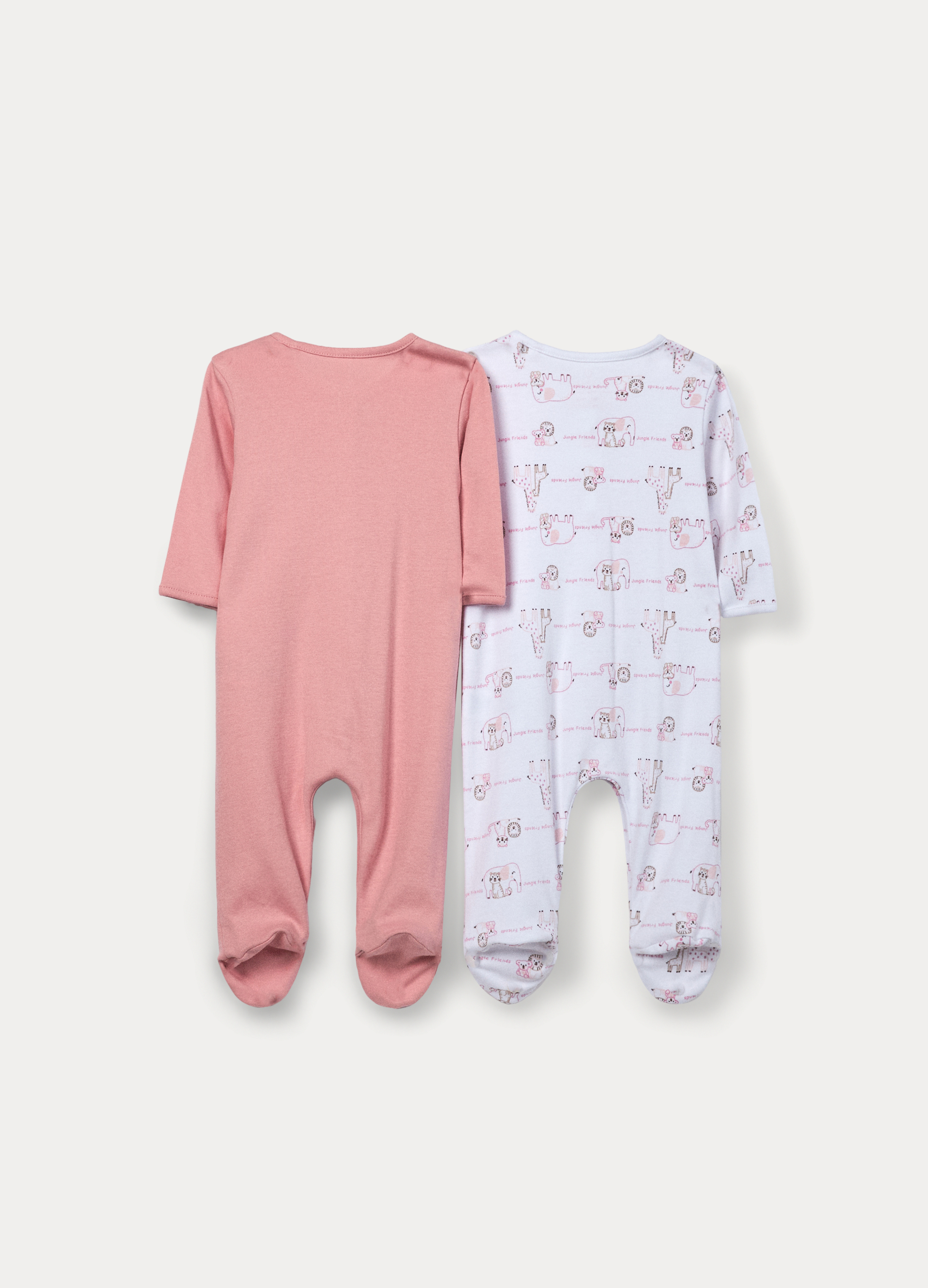 Alternative view of Set od 2 pidžamice od čistog pamučnog interlocka